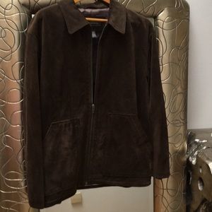 Banana Republic Brown Suede Jacket 🧥 Large